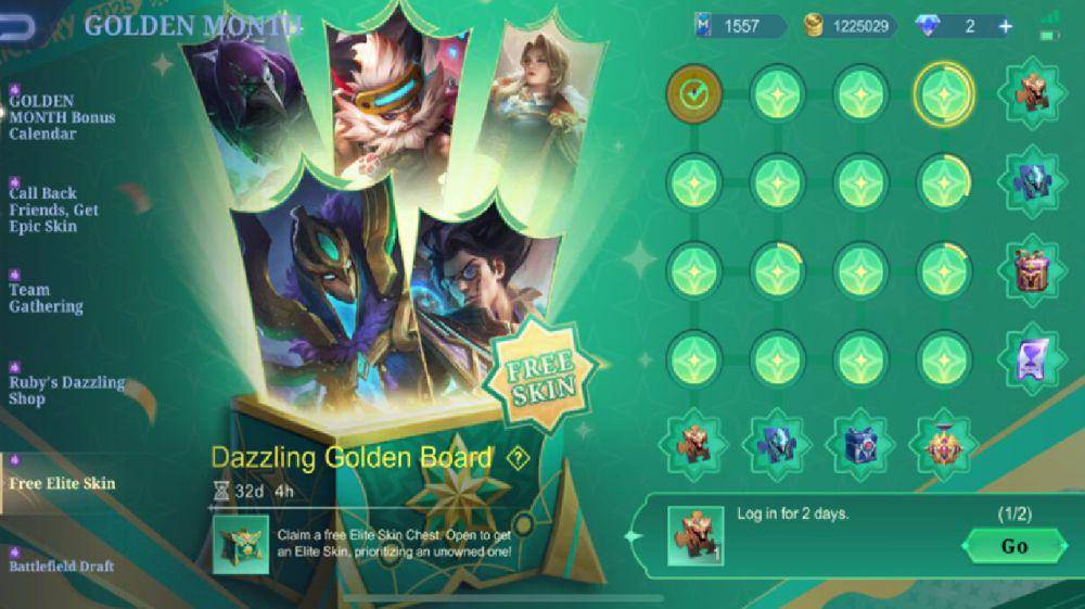 event Dazzling Golden Board (dok.Moonton/Mobile Legends: Bang Bang)
