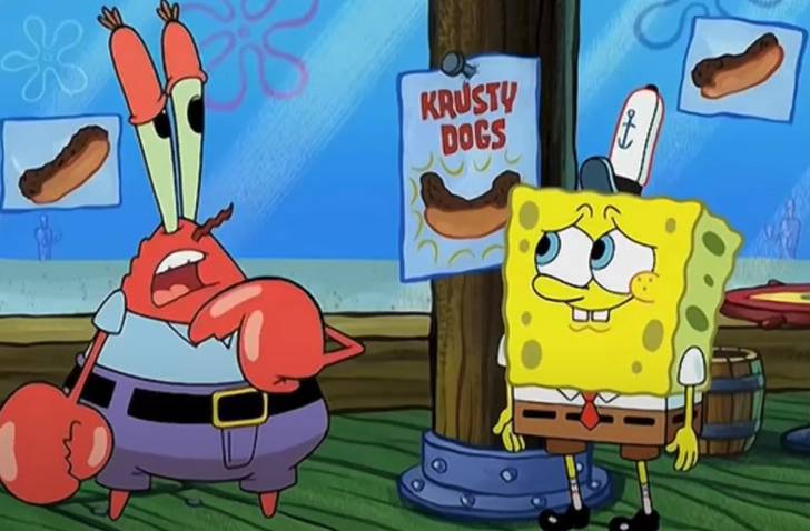 cuplikan momen Spongebob saat di Krusty Krab (dok. Nickelodeon Animation Studio/Spongebob Squarepants)