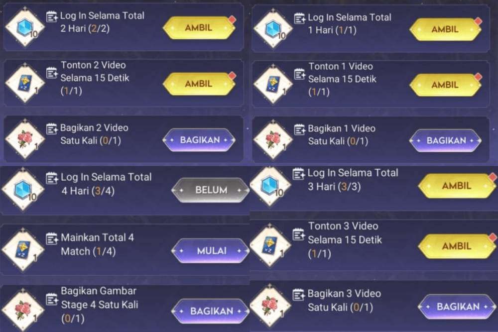 misi di event Kepoin Versi Baru 5 Maret 2025 (dok. TiMi Studio Group/Honor of Kings)