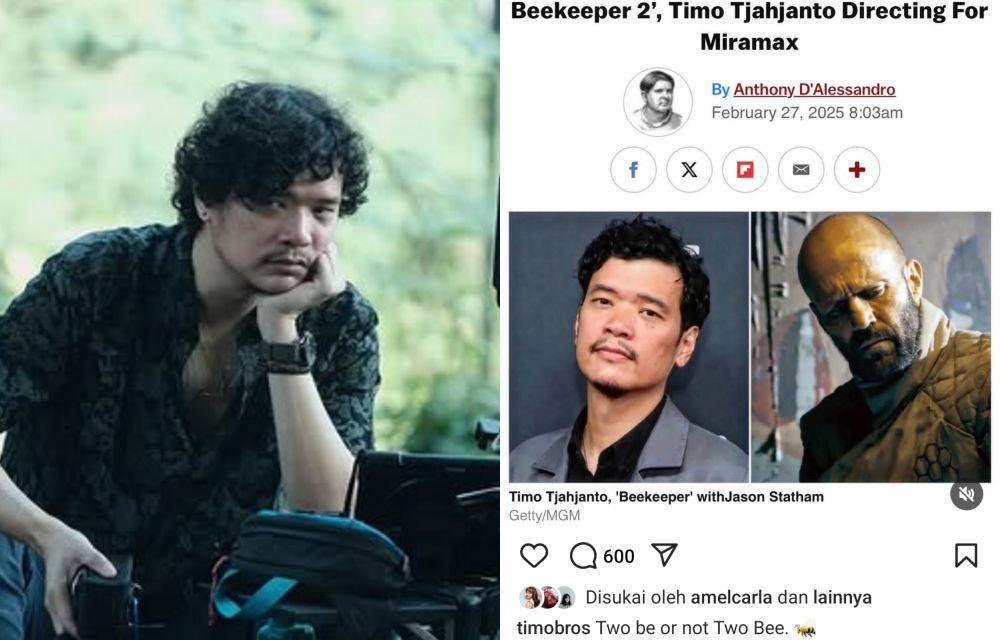 Timo Tjahjanto Jadi Sutradara Film The Beekeeper 2
