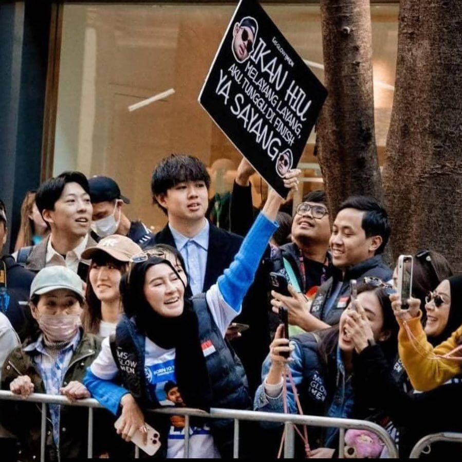 Gilang Juragan 99 Tokyo Marathon (Instagram.com/juragan_99)