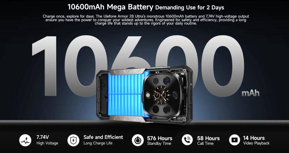 potret baterai Ulefone Armor 28 Ultra Thermal 5G (ulefone.com)