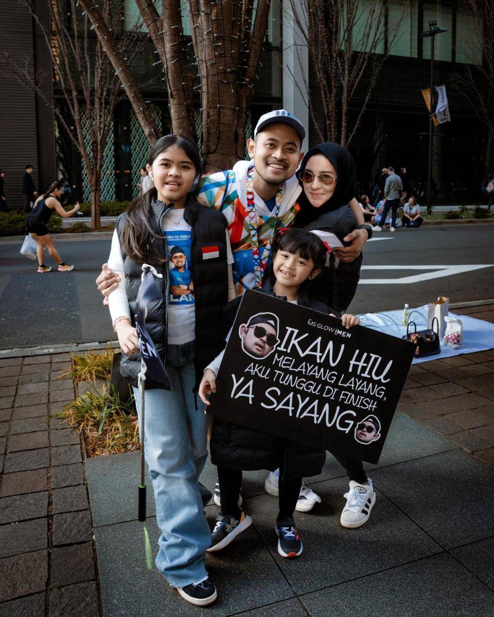 Gilang Juragan 99 Tokyo Marathon (Instagram.com/juragan_99)