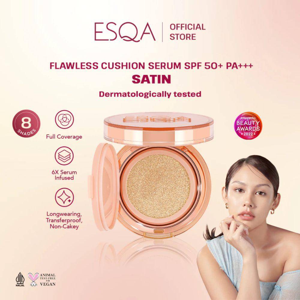 ESQA Flawless Cushion Serum (shopee.co.id/Esqa Cosmetics Official Shop)