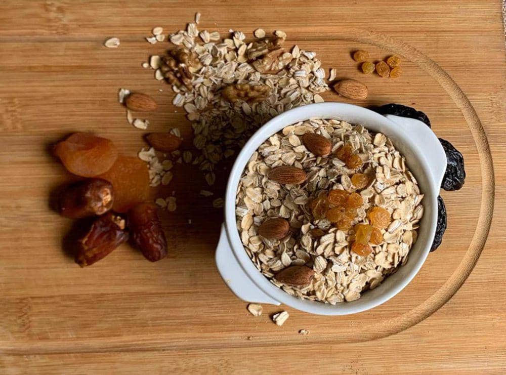 ilustrasi oatmeal