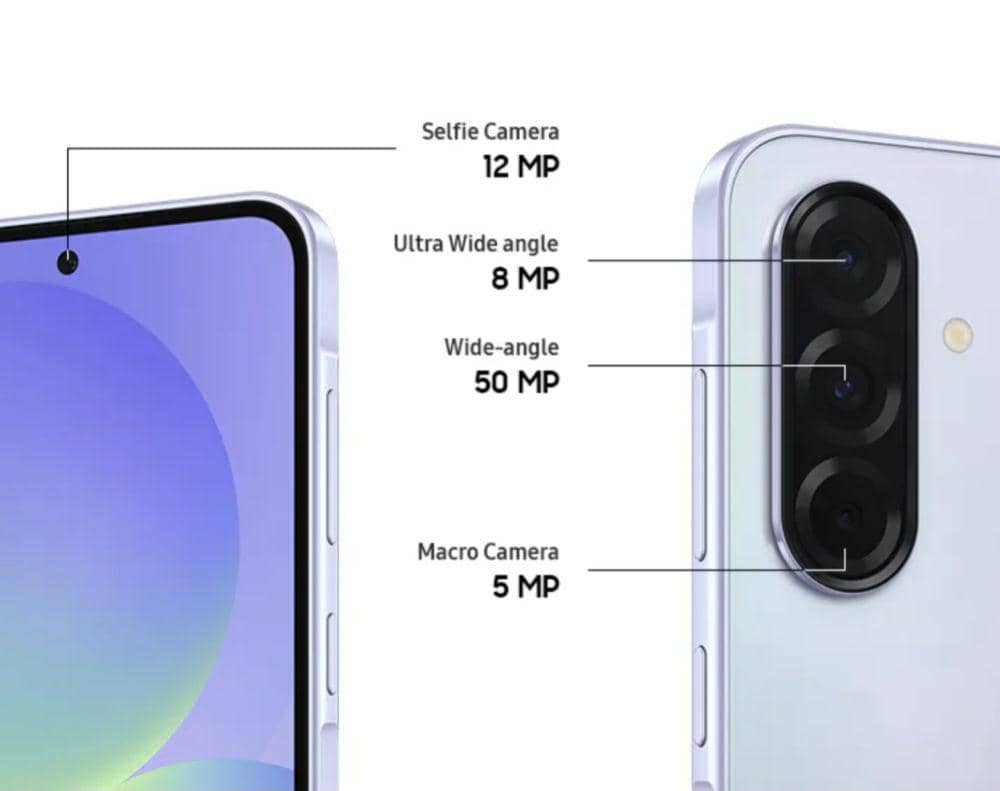 infografik kamera Samsung Galaxy A36 5G