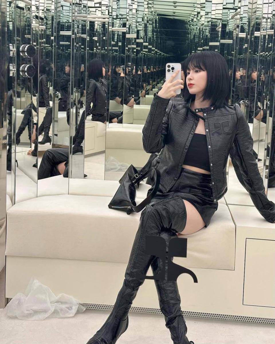 Inspirasi OOTD Cewek Mamba ala Shin Su-hyun (instagram.com/xinsooo)