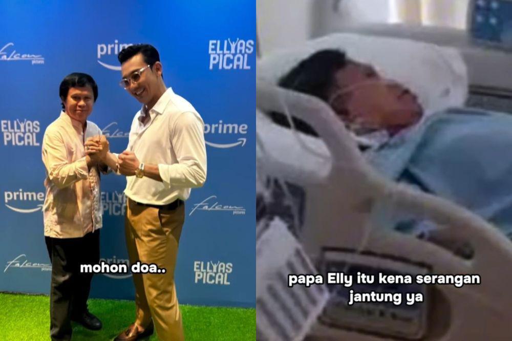 Denny Sumargo Jenguk Ellyas Pical yang Dirawat Usai Serangan Jantung