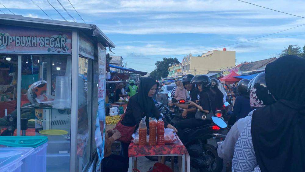 Spot jualan takjil di Kota Pangkalpinang (dok pribadi/Cici Nasya Nita)