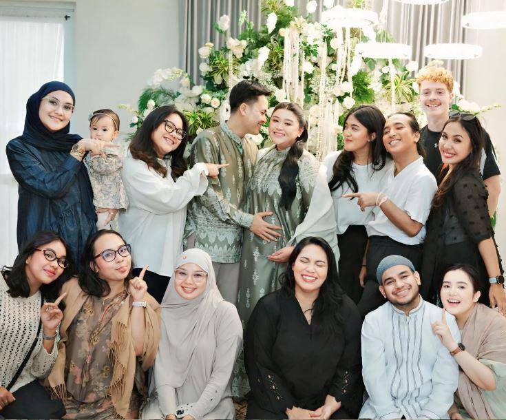 pengajian 4 bulan Clarissa Putri (Instagram.com/clarissaputri_)
