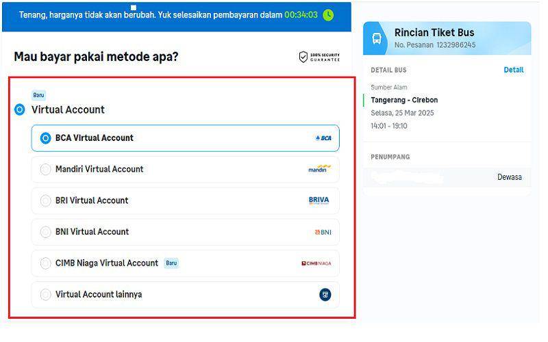 cara pesan tiket bus lebaran di Traveloka (dok. pribadi/Jubaedah Haryani)