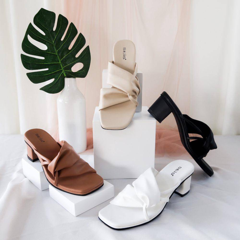 SEIS Elora Sandal Heels (shopee.co.id/Seis Official Shop)