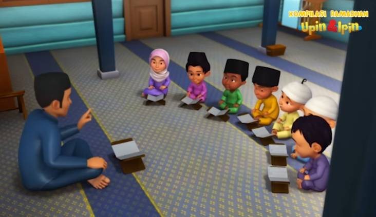 cuplikan episode Upin Ipin spesial bulan Ramadan (youtube.com/Les' Copaque Production)