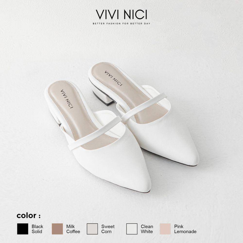 VIVI NICI - Lillie Sandal Mules (shopee.co.id/VIVI NICI Official Shop)