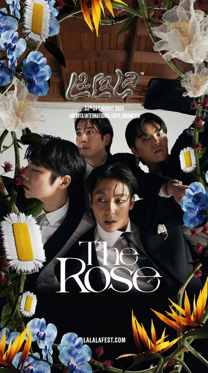 The Rose masuk lineup pengisi LaLaLa Fest 2025 (Instagram.com/lalala.fest)
