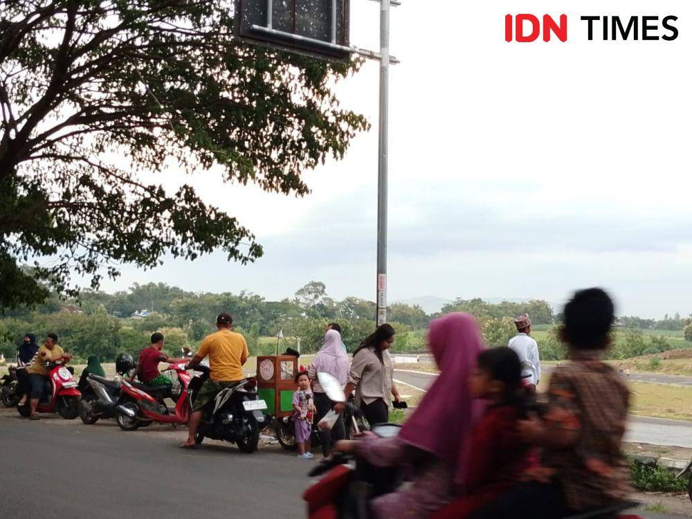 Sirkuit di Kelurahan/ Kecamatan Parang jadi tempat favorit ngabuburit. IDN Times/ Riyanto.