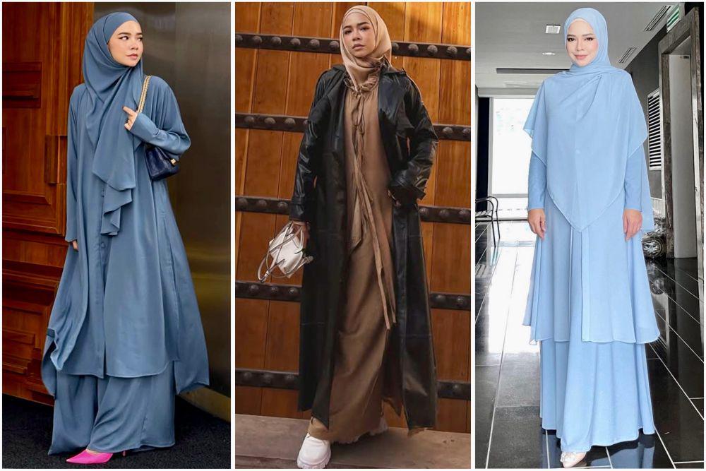 8 Inspirasi Busana Muslim Bukber ala Nora Danish, Anggun hingga Badass