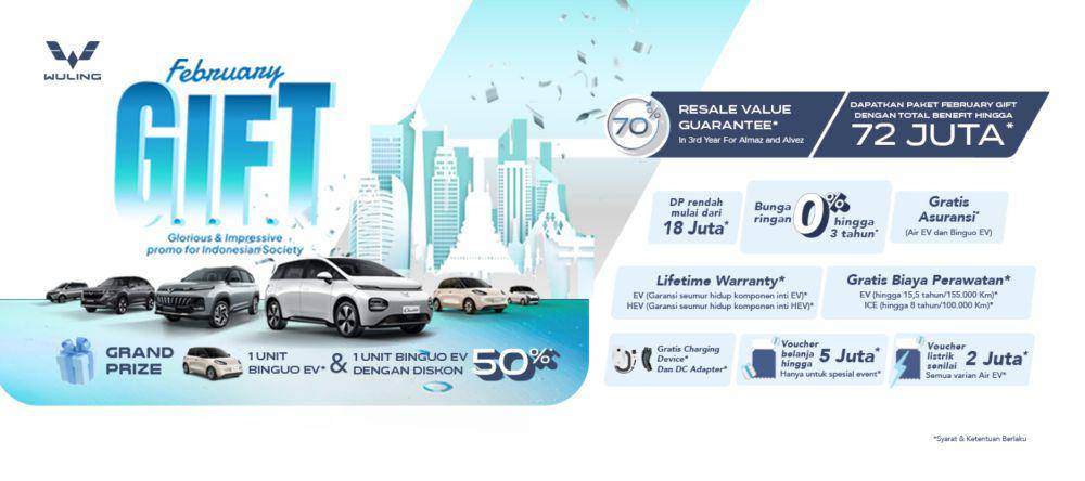 Ilustrasi brosur promosi dealer mobil yang menawarkan diskon (wuling.id)