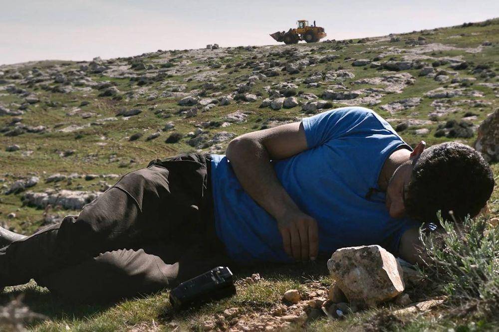 Momen "Free Palestine" di perhelatan Oscars 2025 (dok. Antipode Films/No Other Land)