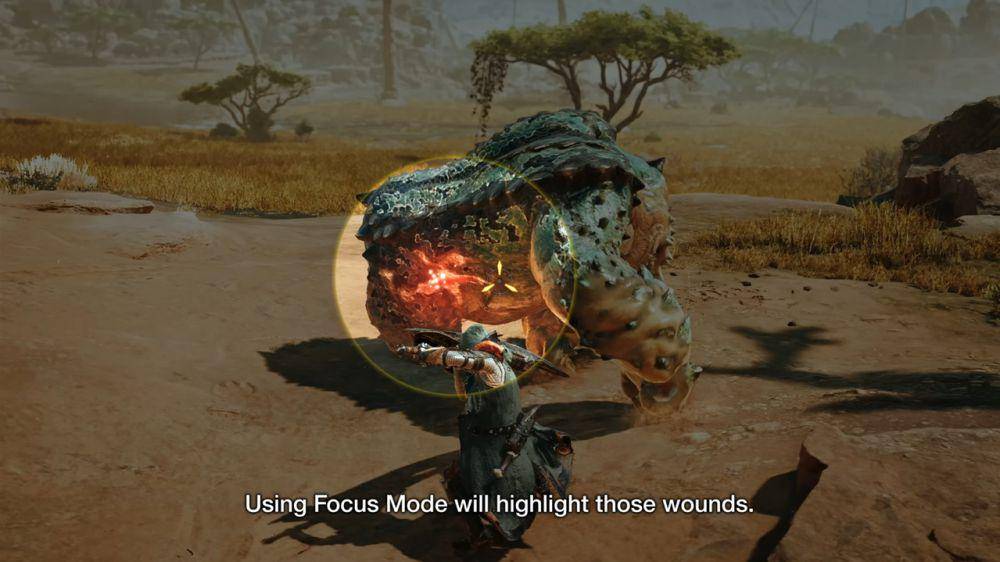 Focus Mode akan menyorot kelemahan monster (dok. Capcom/Monster Hunter Wilds)