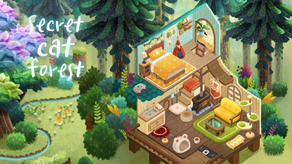 Poster game Secret Cat Forest. (Dok. YouTube/@SecretCatForest)