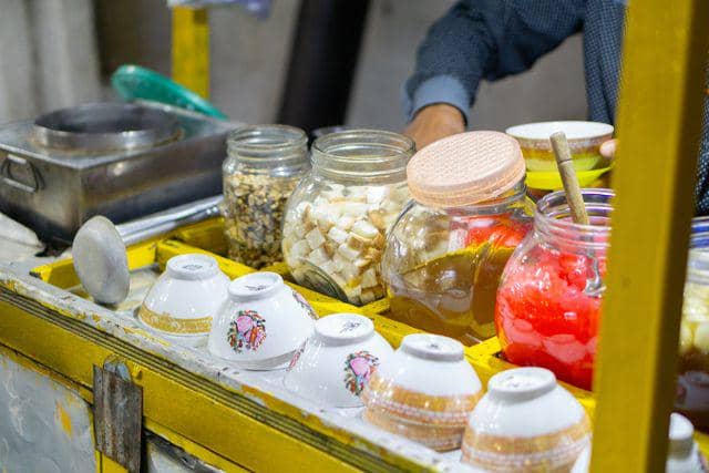 ilustrasi penjual sekoteng