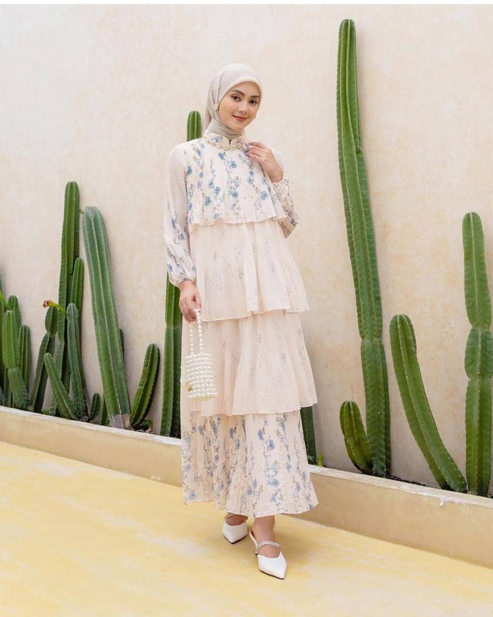 Gamis Muslim untuk Lebaran 2025 (instagram.com/wear.lish)
