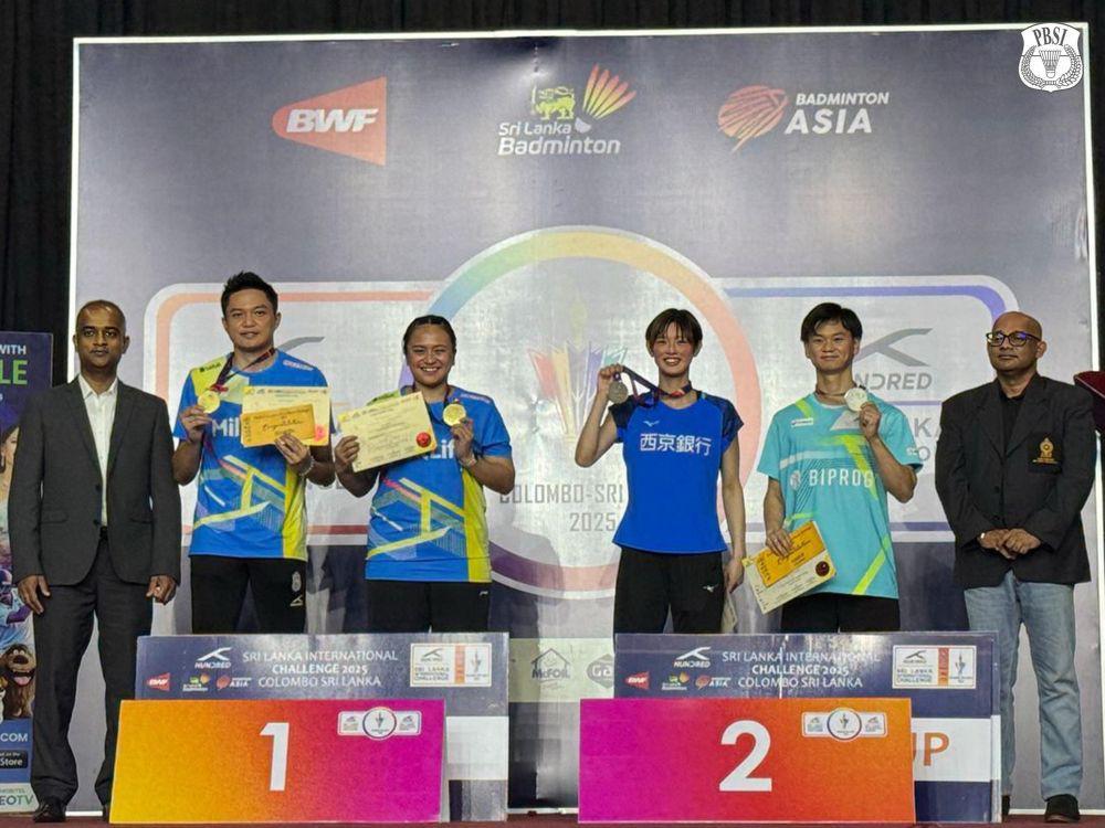 Indonesia Bawa 2 Gelar dari Sri Lanka International Challenge 2025