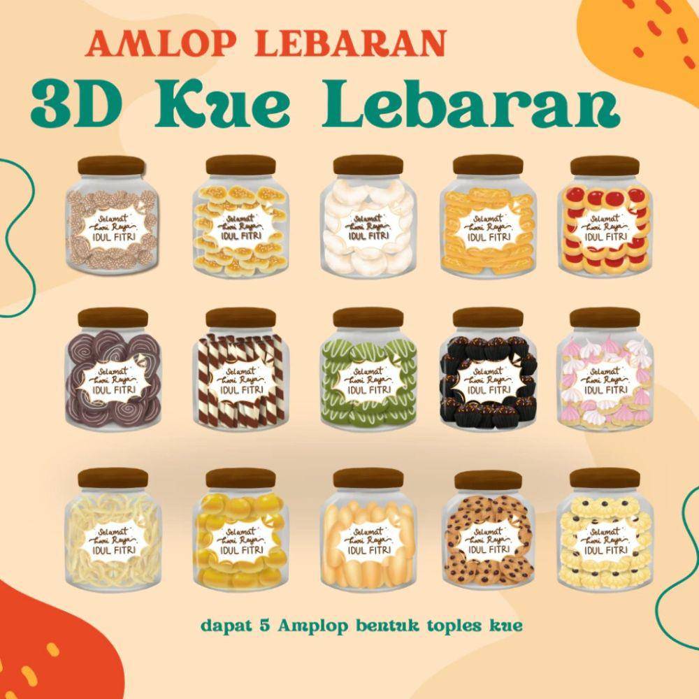 Rekomendasi Amplop Terbaru untuk Lebaran 2025 (shopee.co.id/MILYKITA)
