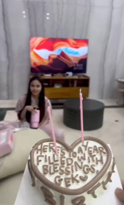 ulang tahun Mahalini (Instagram.com/rizkyfbian)