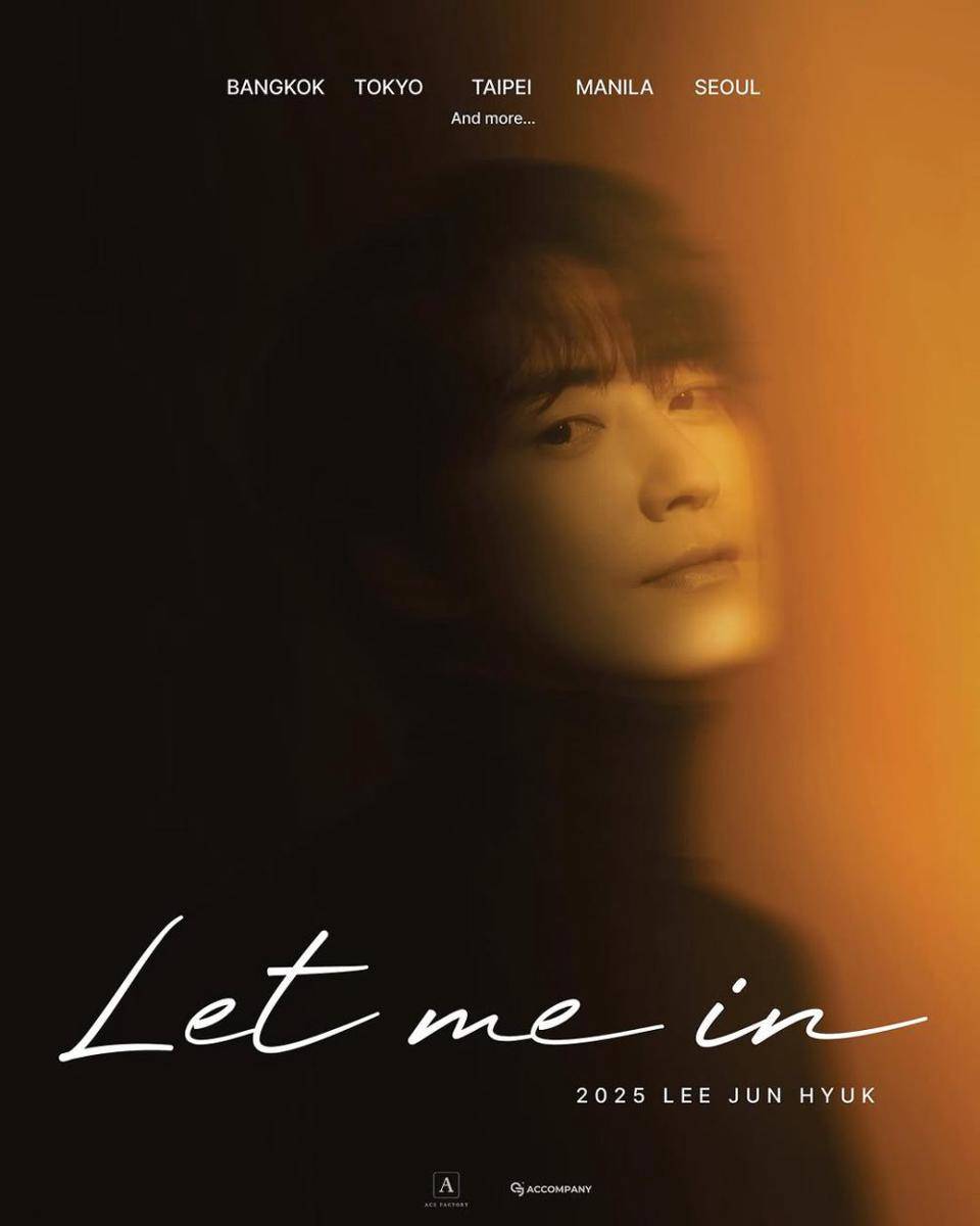 poster fan meeting tour Lee Jun Hyuk (instagram.com/acefactory.official)