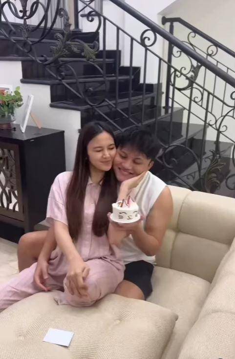 ulang tahun Mahalini (Instagram.com/rizkyfbian)