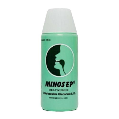 Minosep 0,1% Obat Kumur 150 ml (tokopedia.com)
