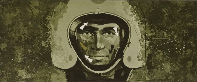 ilsutrasi seorang astronaut mengalami hipoksia (commons.wikimedia.org/Science History Institute)