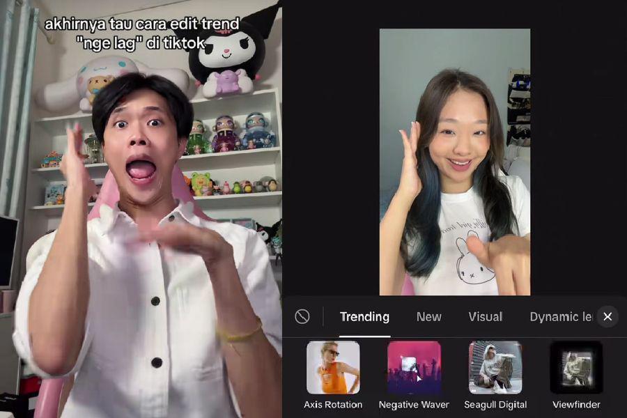 Cara Edit Tren Video Nge-lag di Tiktok, Jadi Patah-patah