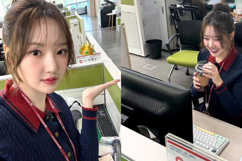7 Potret Yerin GFRIEND Ngaku Kerja di Perusahaan Asuransi, yang Bener?