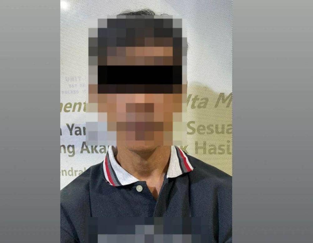 Tersangka M diamankan Tekab 308 Presisi Polres Way Kanan. (Dok. Polres Way Kanan).