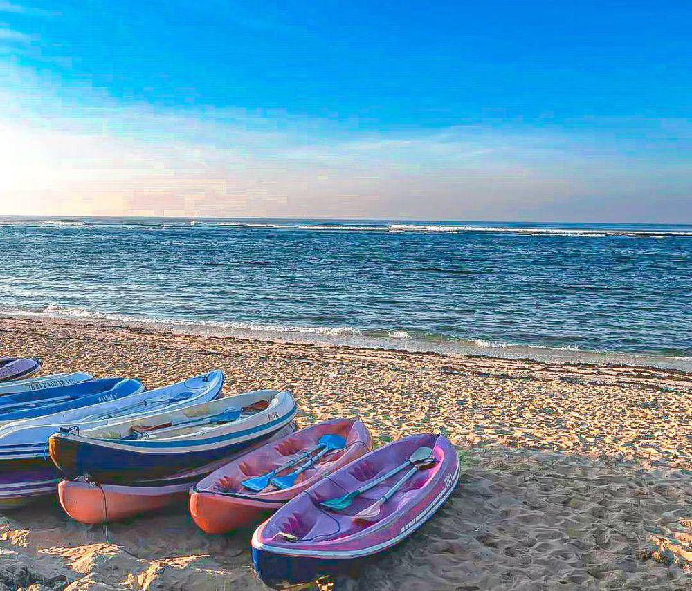 sewa kano di Pantai Pandawa (instagram.com/pantaipandawabali)