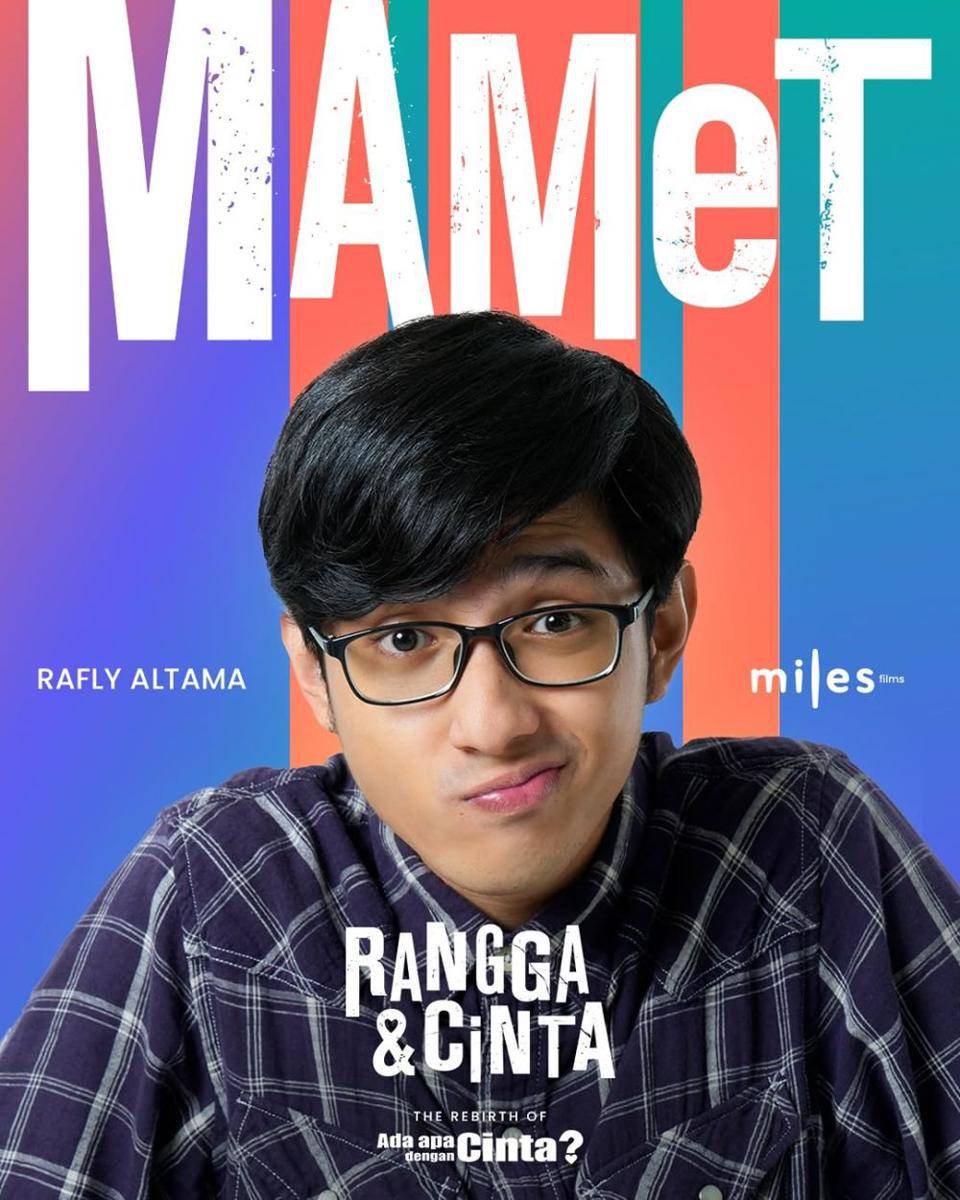 Rafly Altama menjadi Mamet (instagram.com/rafaltama)