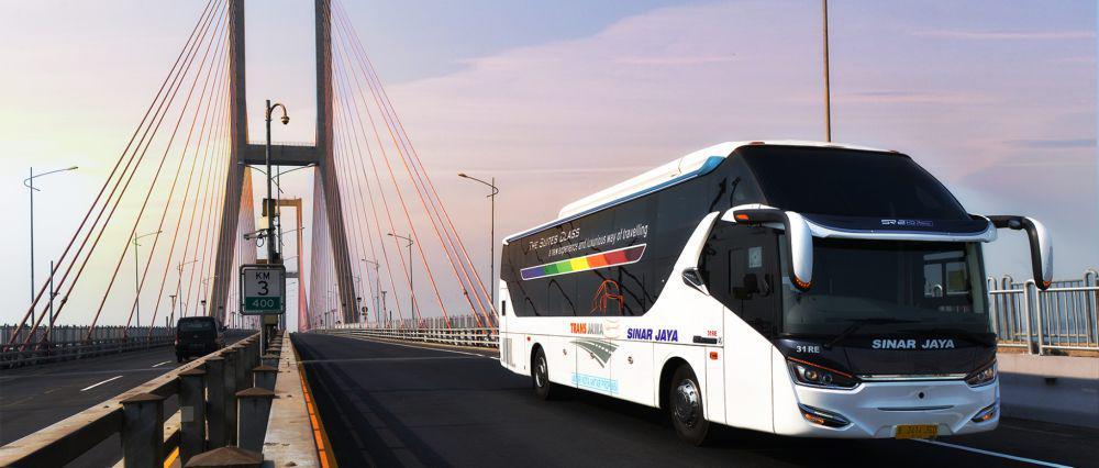 Sleeper Bus Double Seat sinar jaya
