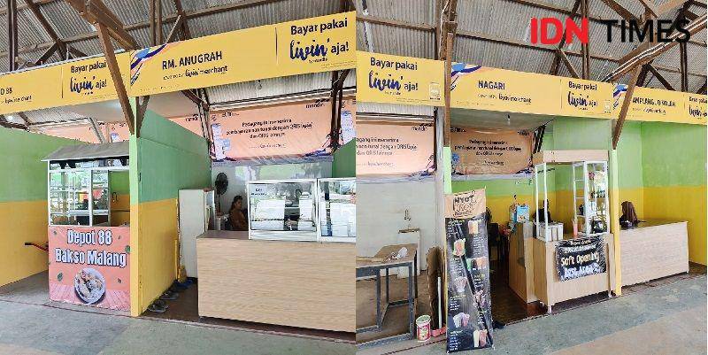 Sejumlah UMKM di bangunan 2 Rest Area IKN (IDN Times/Ervan)