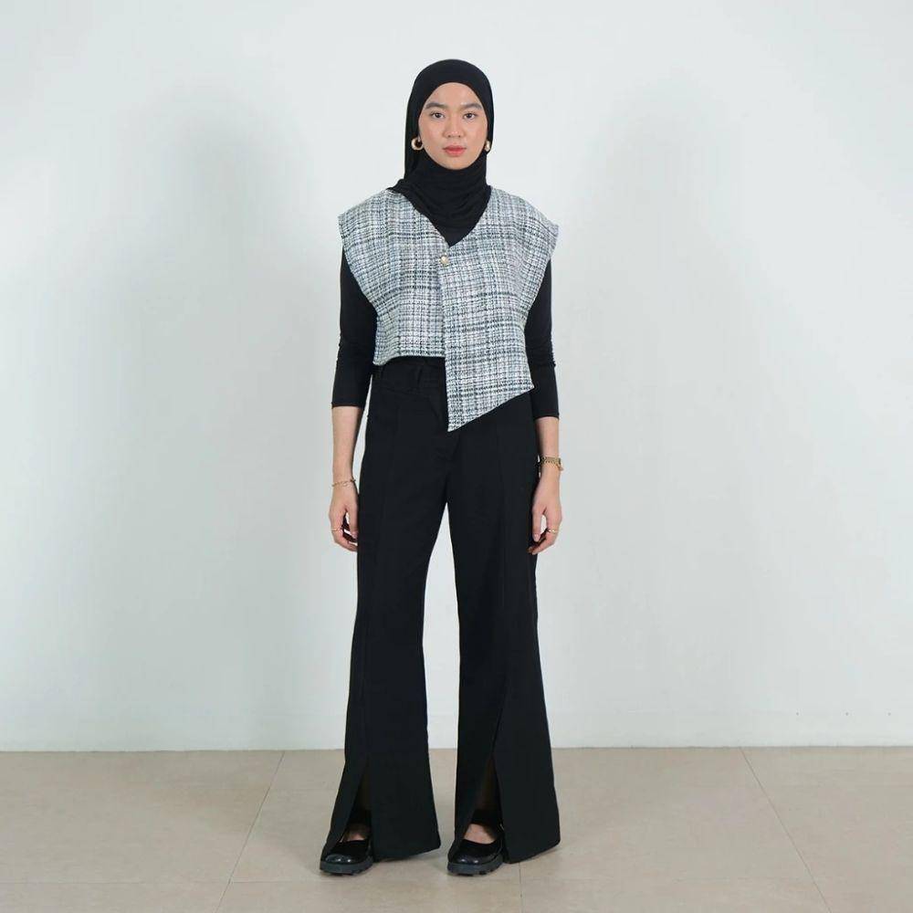 Rekomendasi Outer Vest untuk Lebaran 2025 (shopee.co.id/Filoposy Official Shop)