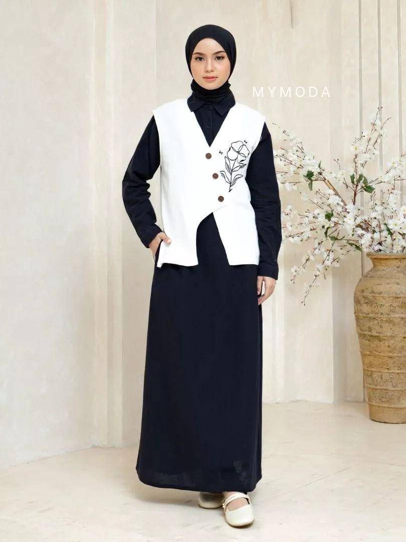 Rekomendasi Outer Vest untuk Lebaran 2025 (shopee.co.id/Mymoda Official Shop)