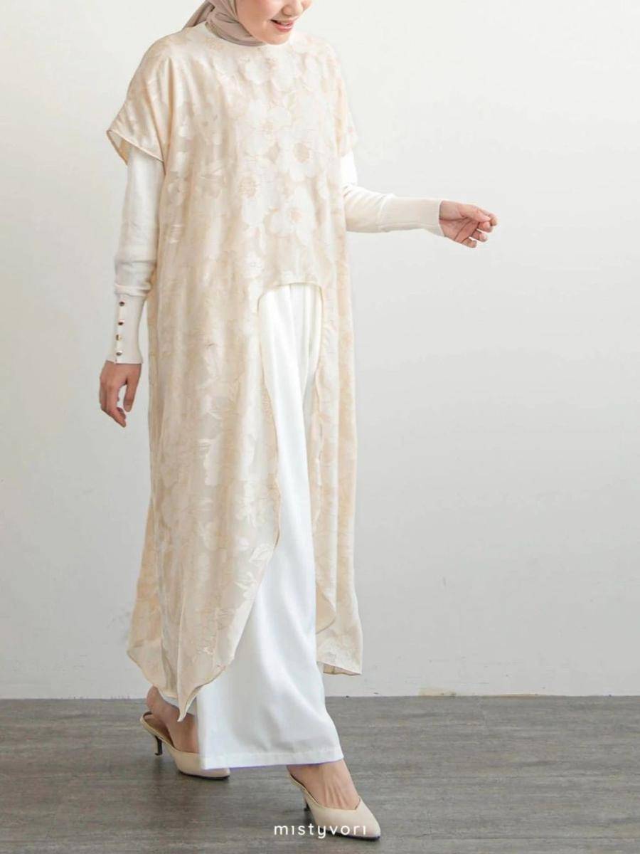 Rekomendasi Outer Vest untuk Lebaran 2025 (shopee.co.id/Mistyvori Official Shop)