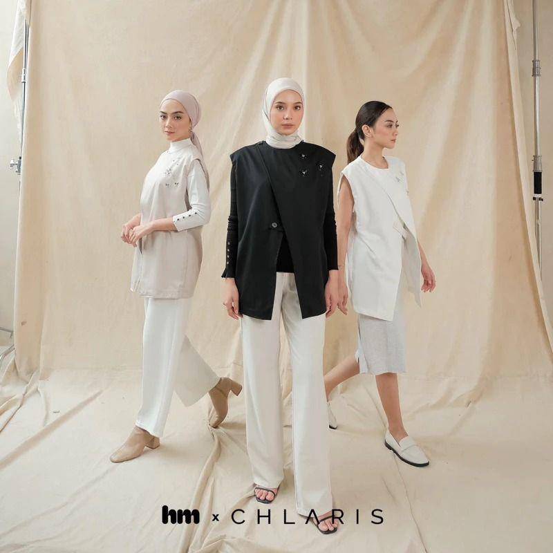 Rekomendasi Outer Vest untuk Lebaran 2025 (shopee.co.id/Butikchlaris Official)