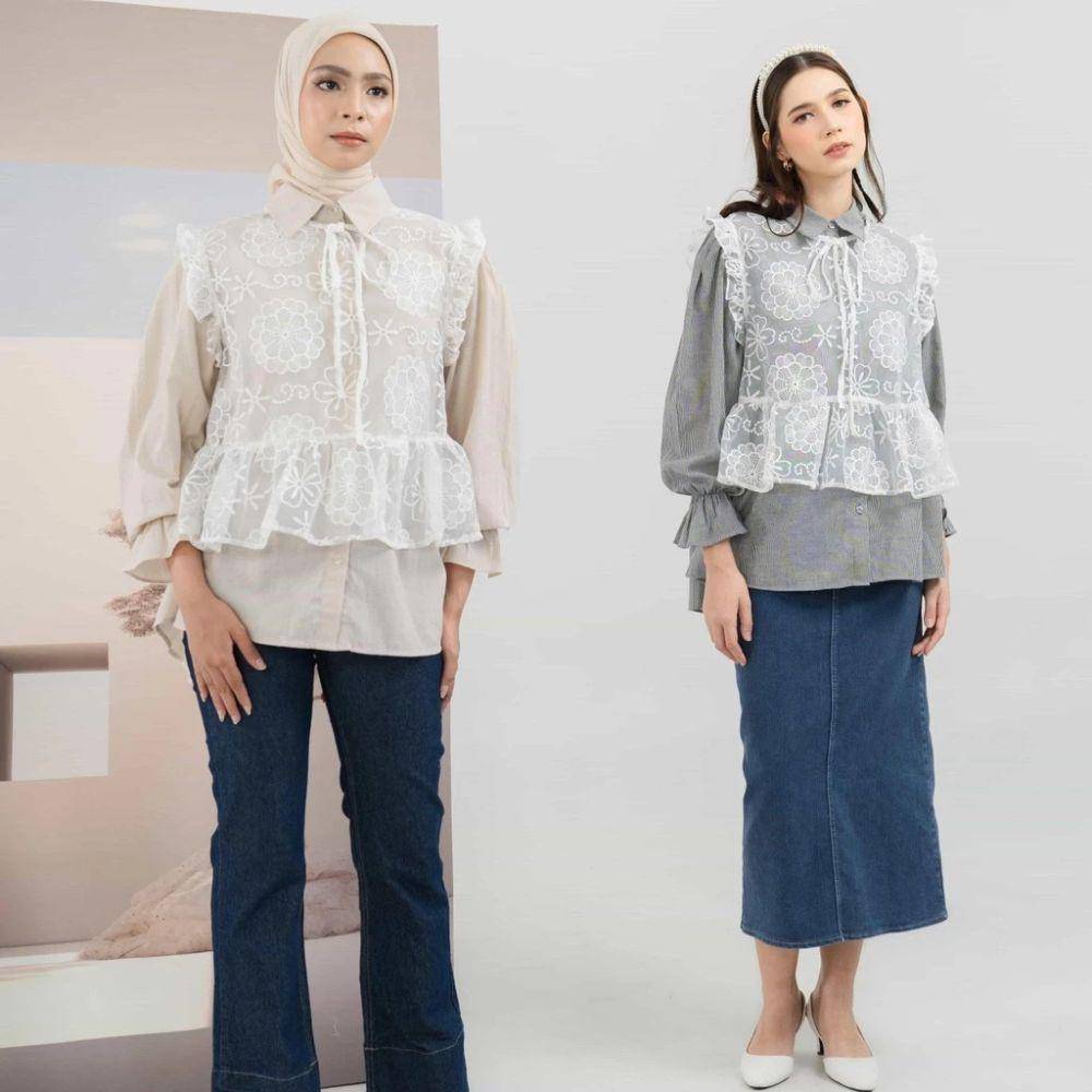 Rekomendasi Outer Vest untuk Lebaran 2025 (shopee.co.id/Mayoutfit Official Shop)