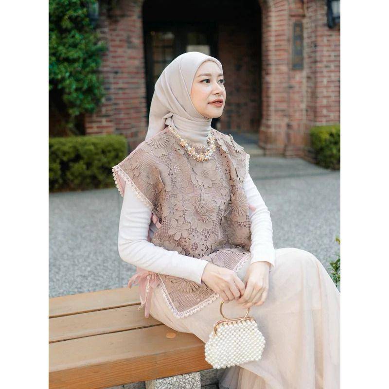 Rekomendasi Outer Vest untuk Lebaran 2025 (shopee.co.id/Haidee & Orlin Official Shop)