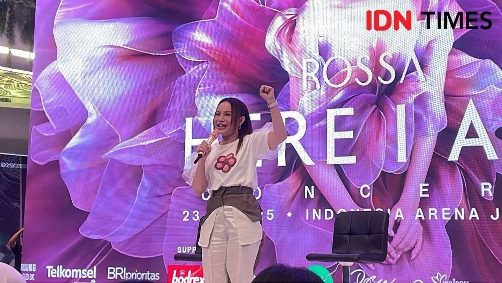 Rossa di konferensi pers konser Here I Am (IDN Times/Erfah Nanda)