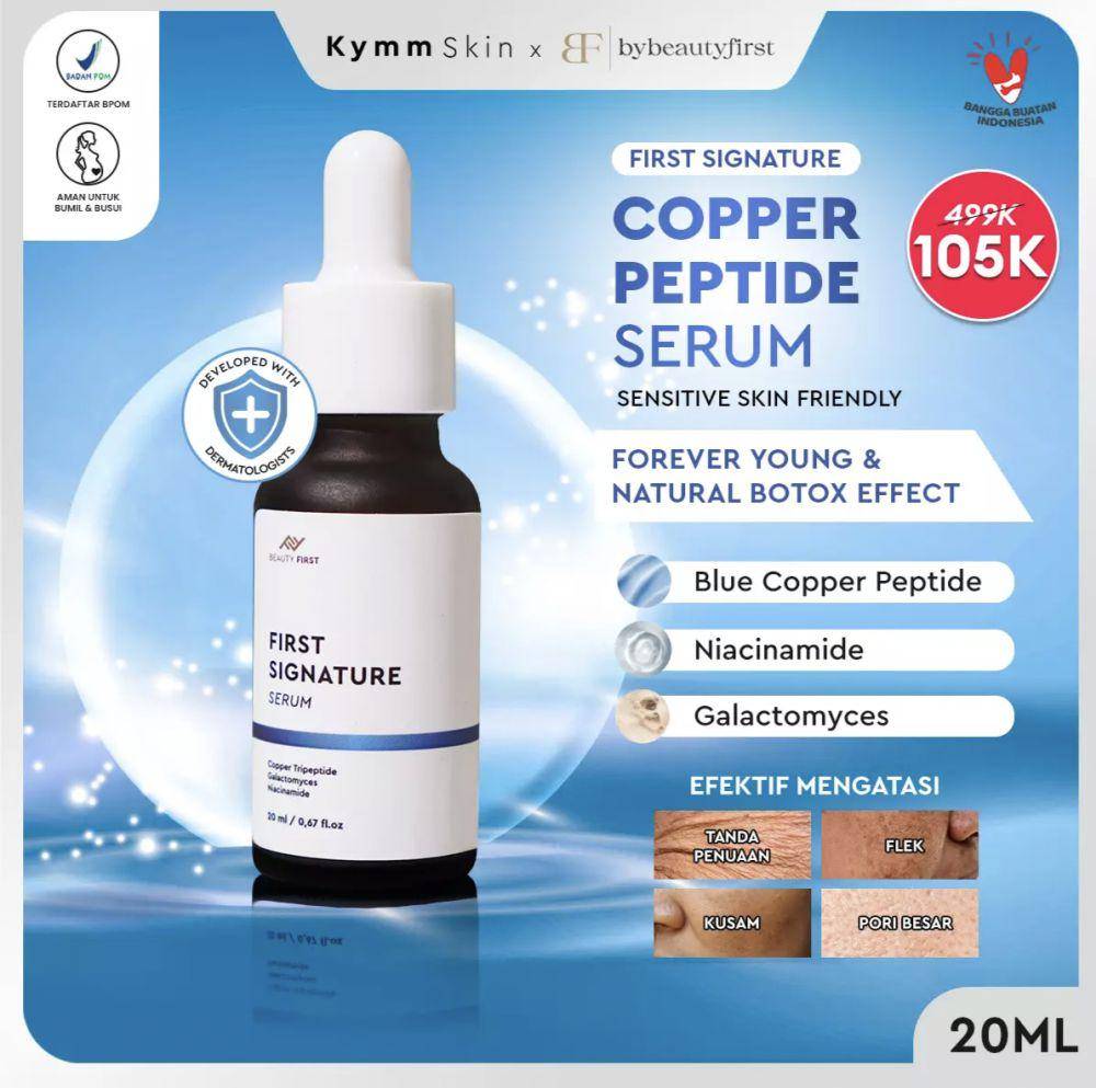 KYMM SKIN Copper Peptide Signature Serum (zalora.co.id/Kymm Skin Official Store)