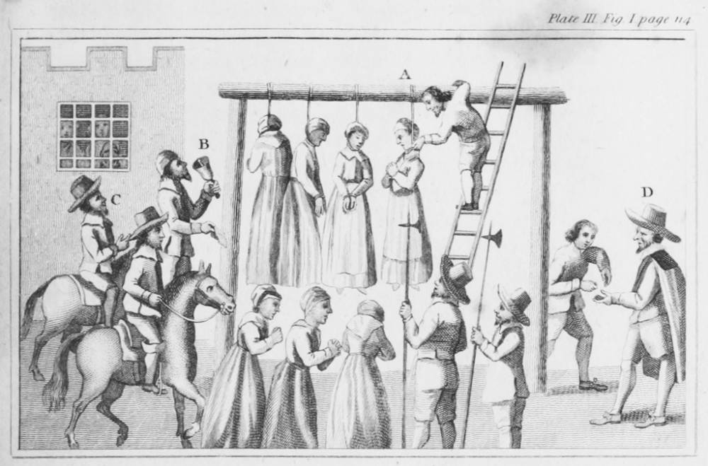 ilustrasi fenomena perburuan sadis pada wanita yang dianggap sebagai penyihir (commons.wikimedia.org/wiki/Ralph Gardiner)